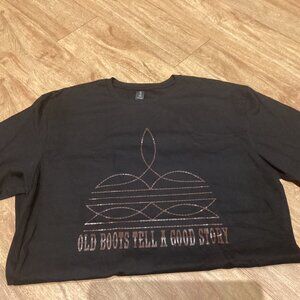 Black Gildan Softstyle Short Sleeve Tee